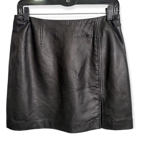 Express Dresses & Skirts - NWT Vintage Express Real Leather Mini Skirt Size 7/8 READ DESCRIPTION
